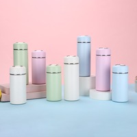Botella de Agua Personalizada con Diseño de Explosiones, Color Sólido, Lujosa, Ecológica, Mini, de Bolsillo, de Acero Inoxidable, Aislada al Vacío, Portátil para Exteriores