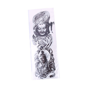 Prezzo a buon mercato pieno braccio <span class=keywords><strong>fiori</strong></span> facce tigre tatuaggio per gli uomini - Product Image 1