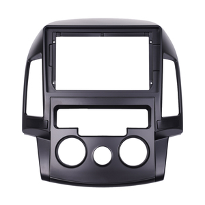 현대 i30 2009 MT용 차량 GPS 내비게이션 패널 9인치 화면 2 Din 안드로이드 대시보드 라디오 스테레오 패시아 패널 프레임 - Product Image 3