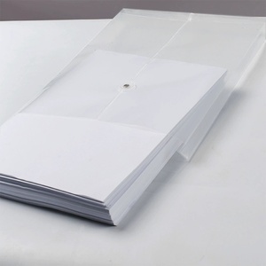 Custom Printed <b>A4</b> Clear PP <b>File</b> Bag with 3D Logo & Lanyard for Documents - Product Image 3