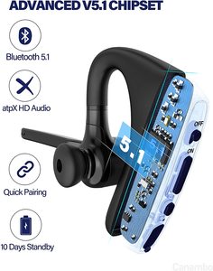 Tai Nghe K18 Bluetooth V5.1, Tai Nghe Bluetooth Không Dây Chống Ồn Hai Mic Dành Cho Doanh Nhân/Văn Phòng/Lái Xe - Product Image 2