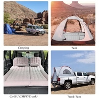 Matelas de couchage gonflable en PVC floqué pour SUV, lit de voiture, prix d'usine, mobilier de maison personnalisé, pliable, minimaliste, pour l'extérieur