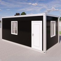 Maison préfabriquée en conteneur de 40 pieds à assembler rapidement, maisons en conteneurs en kit, maison modulaire en conteneur avec salle de bain et cuisine