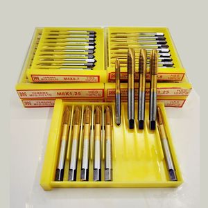 Esk Titanium Plated Machine Taps 2 3 5 6 8 Mm Inch Straight Flute For Nonferrous Metals Threading Machine - Product Image 1