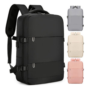 Cổ phiếu bán buôn giá rẻ công suất lớn Ba lô không thấm nước biểu tượng tùy chỉnh USB du lịch unisex kinh doanh máy tính xách tay Ba lô - Product Image 1