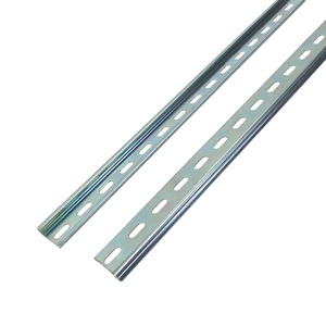 OEM tùy chỉnh thép Din Rail 35mm chiều rộng độ dày 1mm chiều cao 7.5mm 1 mét 2 mét khung cắt phân phối điện thiết bị đầu cuối - Product Image 5