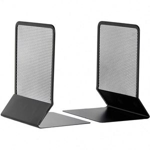 Organizador de escritorio de malla metálica, soporte para libros, estantería, sujetalibros, soporte para teléfono, sujetalibros únicos, estante de lectura - Product Image 2