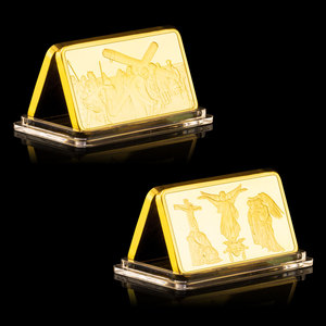 Trạm của Thập tự giá Christian sưu tập lưu niệm mạ vàng Thanh cho món quà Tôn Giáo - Product Image 1