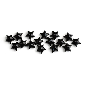 أحجار العقيق الأسود الطبيعي عالي الجودة بالجملة، مقطوعة بأوجه، بأحجام من 3 إلى 40 مم، مقاسات مخصصة لصناعة المجوهرات - Product Image 5