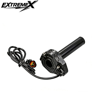 Accessori per Moto: Manopola Elettrica dell'Acceleratore Rotante Nera + Fibra di Carbonio per Surron S/X - Product Image 3
