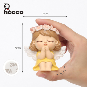 Creativo Ornamento in Resina a Forma di Angioletto Roogo, Decorazione da Tavolo per Soggiorno, Piccola Bambola Fai-da-Te, Regalo - Product Image 2