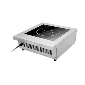 Cuisine utilisée 3500W vente chaude bouton de commutation en acier inoxydable boîtier Table commerciale Induction Wok cuisinière - Product Image 4