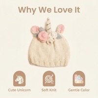 Gorro de Punto Grueso y Cálido para Bebés y Niños, Hecho a Mano con Algodón Ecológico, Transpirable, Absorbente de Sudor, Deportivo, Unisex, Personalizable