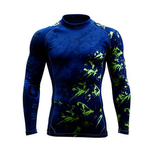 Rashguard Personalizado OEM para BJJ, Surf, MMA, Diseño con Patrón de Rosas, Sin Gi, para <span class=keywords><strong>Boxeo</strong></span> - Product Image 4