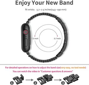 Cinturino a catena da donna Cool compatibile per <span class=keywords><strong>Apple</strong></span> <span class=keywords><strong>Watch</strong></span> cinturino di ricambio elegante per braccialetto Iwatch - Product Image 6