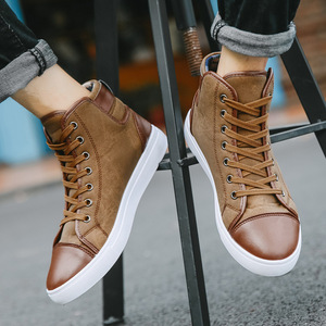 Chaussures de sport décontractées respirantes pour hommes en toile avec semelles intérieures en caoutchouc EVA et doublure en maille pour l'automne et l'hiver – Collection <span class=keywords><strong>2021</strong></span> en promotion - Product Image 4