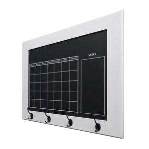 <span class=keywords><strong>Tableau</strong></span> d'affichage magnétique et <span class=keywords><strong>tableau</strong></span> noir combiné 18" <span class=keywords><strong>x</strong></span> 24" avec calendrier et crochets métalliques – Prix usine - Product Image 2