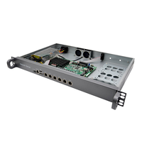 6 Lan Celeron J6412 DDR4 16GB VGA Console 4 USB Mini PCIE 1u Rack Serveur Châssis Oem Réseau Pare-feu Appareil