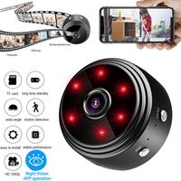 Caméra de sécurité sans fil V380pro A9 Mini WiFi avec vision nocturne, capteur CMOS 2MP, détection de mouvement grand angle et enregistrement audio