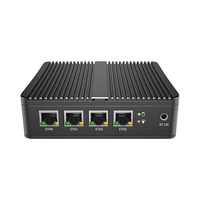 Guanfeng J4125 dört çekirdekli in-tel 2.5G i225 Ethernet kontrolörleri AES-NI pfSense masaüstü Mini bilgisayar PC