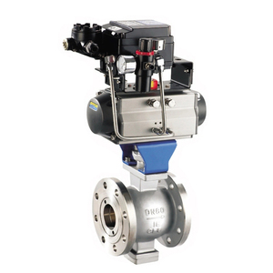 Válvula de Agua Motorizada Neumática con Brida de Acero Inoxidable CF8 DN150 OEM - Product Image 2