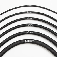 Cordons élastiques ronds en tissu colorés de 1 mm, 2,5 mm, 3 mm, 4 mm, 5 mm, 6 mm, 8 mm, 10 mm, corde en caoutchouc antichoc, fil extensible, cordon élastique de 2 mm