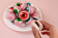 Bonbons Gummy Eyes 3D Eye Ball Shape Halloween Party Gift Halal Gummy Eyeglobs Candy