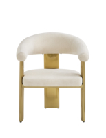 Chaise de salle à manger moderne avec accoudoirs, revêtement en velours, pieds en acier inoxydable, design ergonomique, construction durable pour l'école et la maison