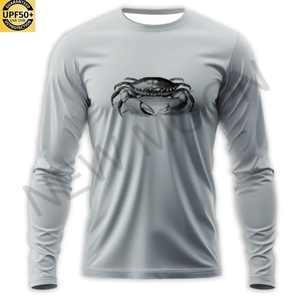 Vêtements de pêche personnalisés pour hommes, chemise de pêche à manches longues pour hommes, séchage rapide, jersey d'été UPF50+, chemise de pêche à manches longues - Product Image 2