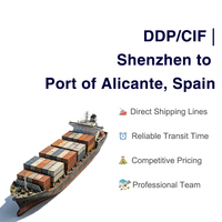 Agente de Carga Marítima Profesional, Puerto de China, Alicante, España, Envío LCL+Express, Términos CIF, Seguro para Mercancías Peligrosas y Generales