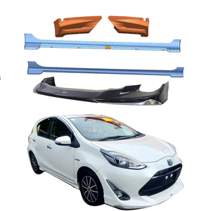 Kit carrosserie Aqua pour 2018-2021 : Lame avant, Cache arrière et Jupes latérales en ABS, non peint - Product Image 6