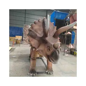 Proveedor de dinosaurios Zigong, diseño personalizado de dinosaurio, compra escultura de dinosaurio animatronic para parque temático