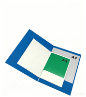 Dossier en papier kraft recyclable A4, dossier de documents en carton, dossier en papier personnalisé imprimé pour entreprise, utilisation au bureau, en vrac