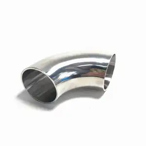 3a Din SMS ISO Elbow 1/2" 3/4" 1" 2" ss 304 316 Stainless Steel Grade 90 Degree Deg Welding Bend