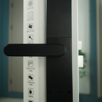Kunci Pintu Pintar Biometrik Aluminium dengan Layar, Sistem Pembukaan Elektronik Multi-Cara Catcheye, Harga Grosir
