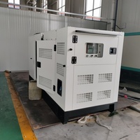 Grupo electrógeno diésel silencioso de 100 kVA 80 kW 50/60 Hz, bajo nivel de ruido, bajo consumo de combustible, refrigerado por agua, marco abierto automático, 1800 RPM, ATS