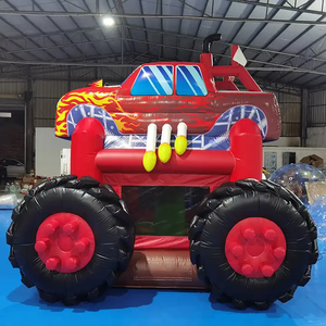 Château gonflable géant pour enfants sur le thème des monster trucks, pour fêtes en plein air, en PVC, château gonflable, structure <span class=keywords><strong>de</strong></span> saut gonflable - Product Image 2