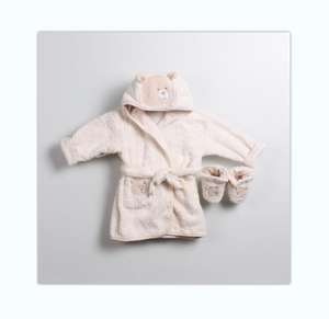 Organic Cotton <strong>Robe</strong> <strong>Hooded</strong> Bath <strong>Robe</strong> Kids Bathrobe OEM - Product Image 1