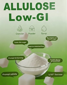Edulcorante de Alulosa de Grado Alimenticio, Saludable, Sin Azúcar, Blanco Puro, Amarillo Claro, Polvo a Granel, 99% Edulcorante de Fruta del Monje con Alulosa - Product Image 3