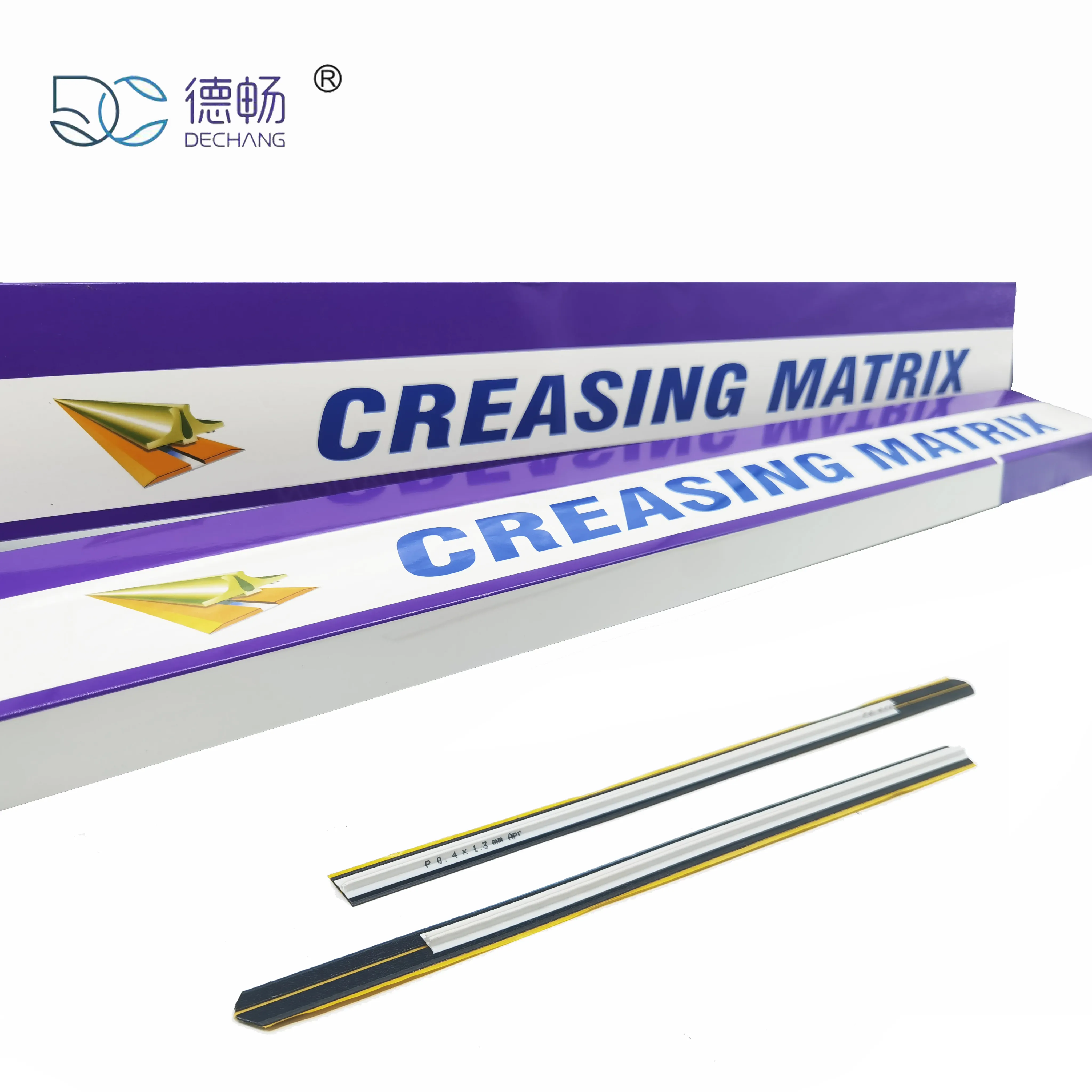 China Factory PVC Matrix Plastic Adhesive Creasing Matrix Die Cutting Plastic Green Base Creasing Matrix