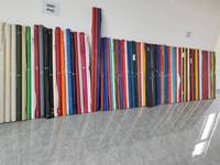 Tissu de tente en gros, imperméable, résistant aux UV, ignifuge, Oxford 300D-800D, housses de tente pliables