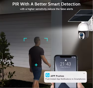 Ubox 4G Trang Trại An Ninh Máy Ảnh 10X Zoom Quang Học 24 Giờ Dài Video 5MP PTZ IP CCTV Tầm Nhìn Ban Đêm Hai-Cách Âm Thanh Năng Lượng Mặt Trời Powered <span class=keywords><strong>Sim</strong></span> - Product Image 6