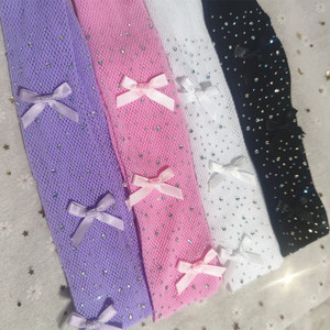 2025 New Kids Stylish Fishnet Pantyhose Baby <strong>Girls</strong> Net Mesh Glitter Rhinestone <strong>Christmas</strong> <strong>Tights</strong> Cute Bow Bling <strong>Tights</strong> - Product Image 1