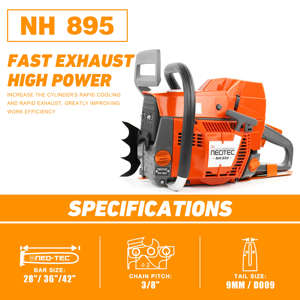 NEOTEC Professional <b>Power</b> NH895 Gasoline Chainsaw for 395xp Wood Cutting Garden <b>Tool</b> Petrol Chain Saw NH895 Gasoline Chain Saw S - Product Image 6