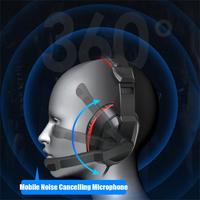 Vente en gros, écouteurs de jeu filaire USB PC Gamer PS4 casque avec Microphone