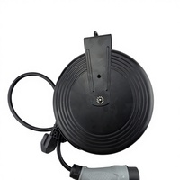 Hochbelastbare Einziehbare Kabelrolle Stromkabel DYH-2108 4m 10A C9-Stecker UK-Standard Automatische Verriegelung 30.000 Mal Lebensdauer