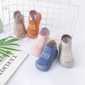 Nuove <span class=keywords><strong>Scarpe</strong></span> Calzino per Neonati Unisex, Primaverili e Autunnali, Antiscivolo, con Suola Morbida in EVA, in Cotone Lavorato a Maglia, Leggere e Traspiranti, Slip-on - Product Image 4