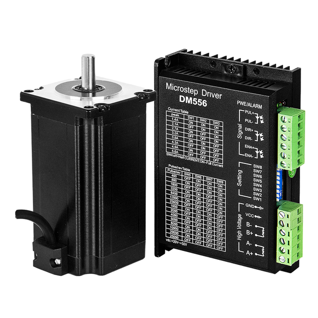 1.7A 0.7N.m 1000 Rpm Two-phase Nema 17 Closed-loop Stepper Motor Set 42HB60 Matched Stepper Motor Driver HB808C