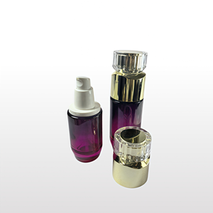 Set di imballaggi per la cura della pelle con fondo spesso con logo personalizzato da 30 50 <span class=keywords><strong>g</strong></span> di 100 120 ml di lusso in vetro per crema cosmetica bottiglia Toner con pompa - Product Image 5