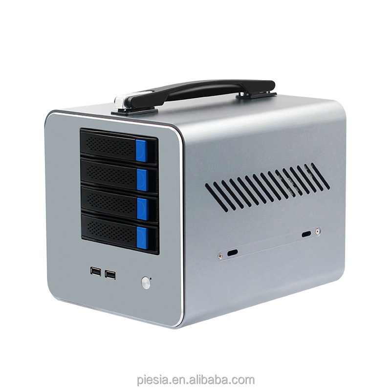 G3 мобильный процессор песчаный/Плющ мост i7/i5/i3 4-bay NAS корпус на борту 1 гигабитная сетевая карта